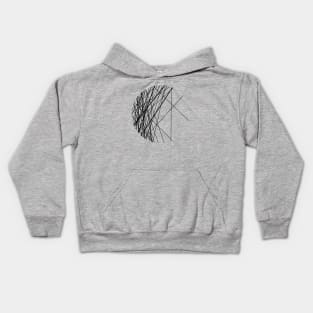 ABSTRACT LINES Kids Hoodie